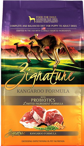 ZIGNATURE KANGAROO FORMULA DRY DOG FOOD