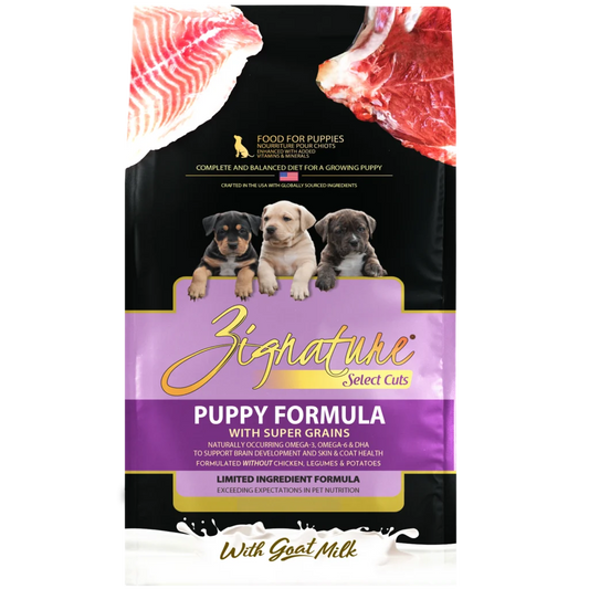 PUPPY SELECT CUTS W GOATS MILK & SUPER GRAINS