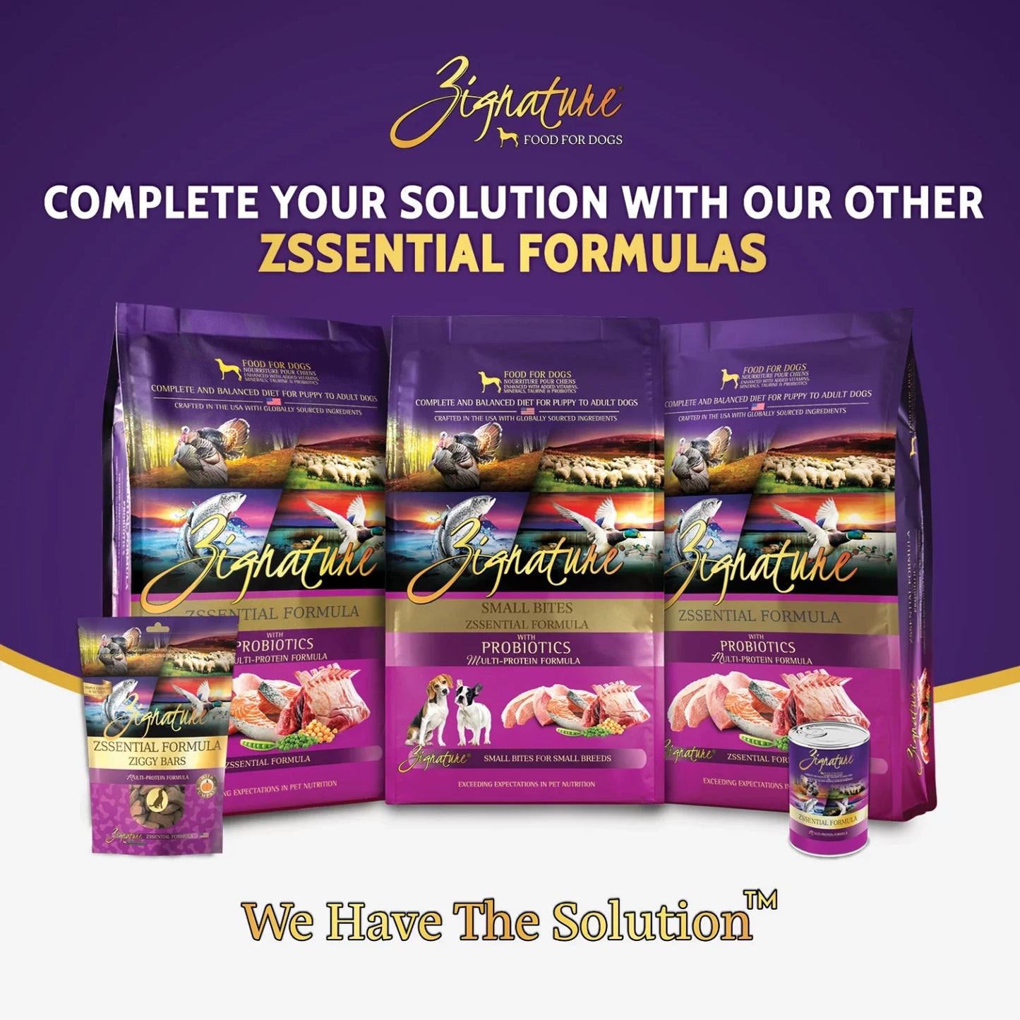 ZIGNATURE ZSSENTIAL FORMULA DOG FOOD