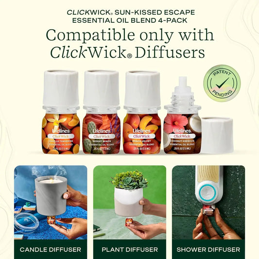 Clickwick Refills -  Sun Kissed (4PK)