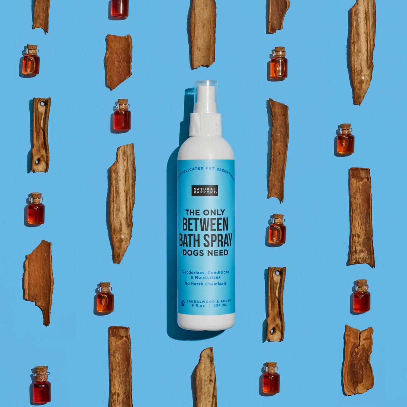 The Only Between Bath Spray Dogs Need - Amber & Sandalwood 3oz