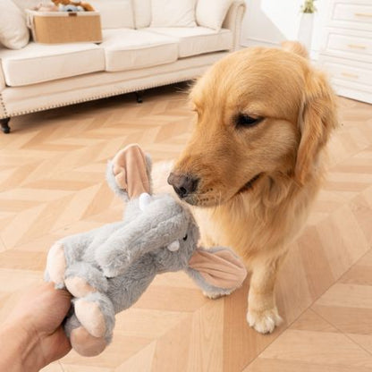 ANIMATED ELEPHANT 8" PLUSH DOG TOY