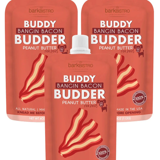Bark Bistro Buddy Butter - Bangin Bacon  4oz squeeze pouch