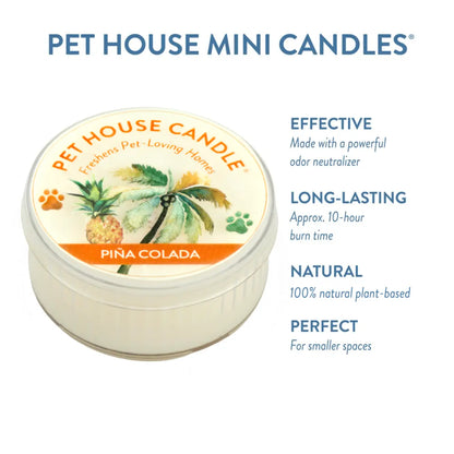 Pina Colada - Pet House Mini 1.5oz candle