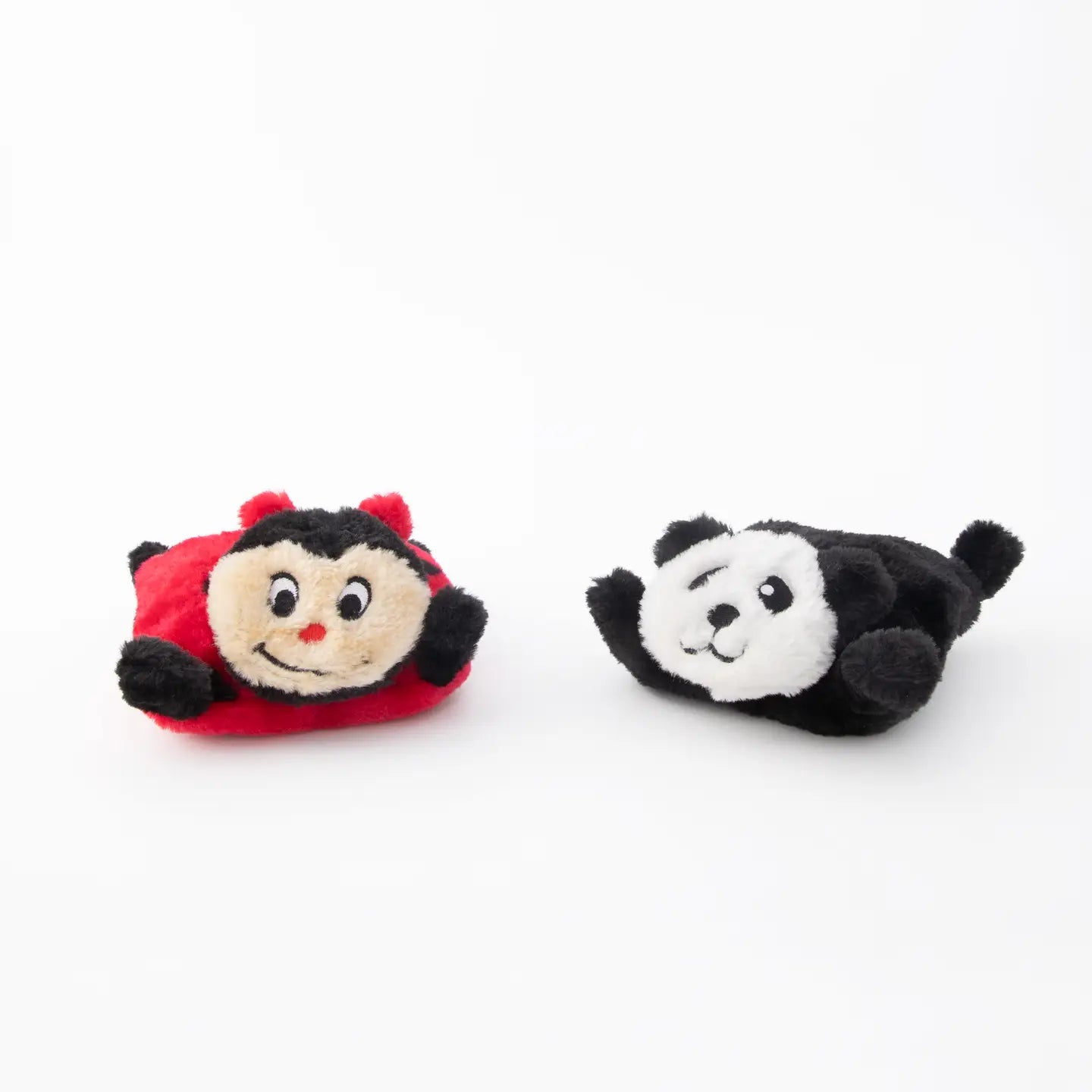 Ladybug, Panda Squeakie Pads Dog Toy