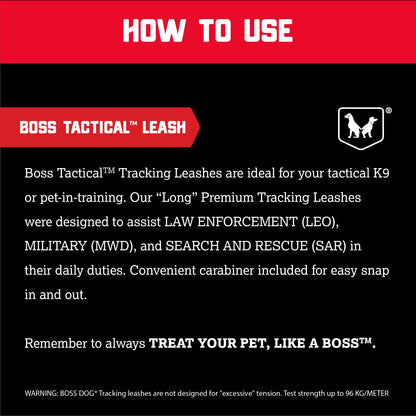 BOSS DOG TACTICAL LEASH TAN CAMO (Special Order)