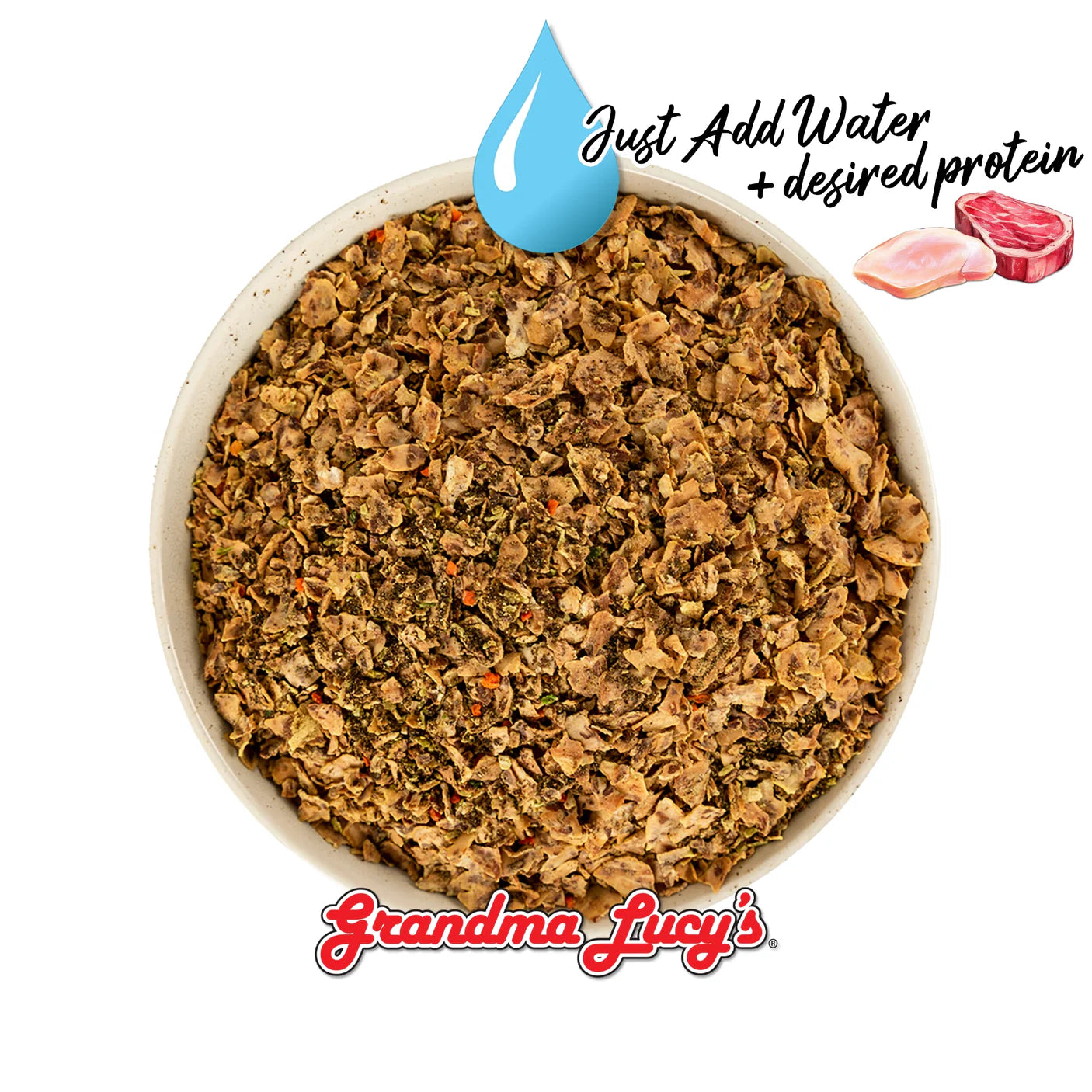 Macanna Pre-Mix Freeze Dried Dog Food (Just Add Meat-Makes 15 lbs of Food)