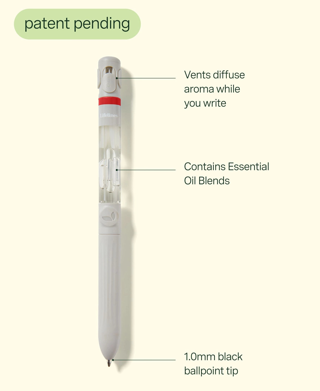 Pen Diffuser with Essential Oil Blends