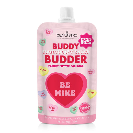Bark Bistro Buddy Butter - Seasonal Sweetheart   4oz squeeze pouch