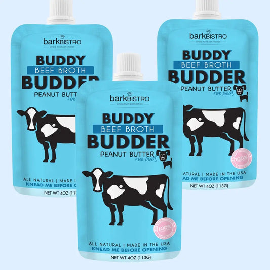 Bark Bistro Buddy Butter - Beef Broth  4oz squeeze pouch