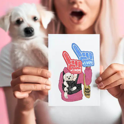 Best Dog Mom - Greeting Card