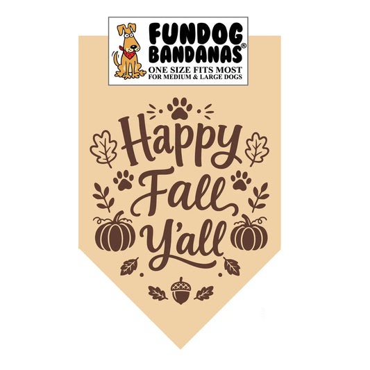 Happy Fall Y'all - Bandana