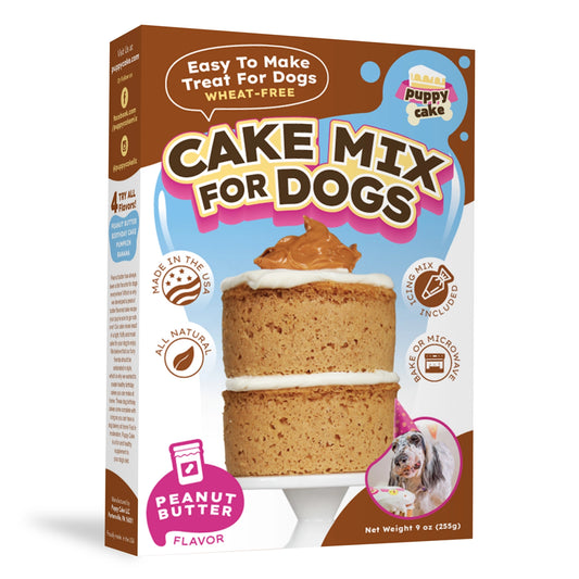 Puppy Cake Mix - Peanut Butter Wheat Free