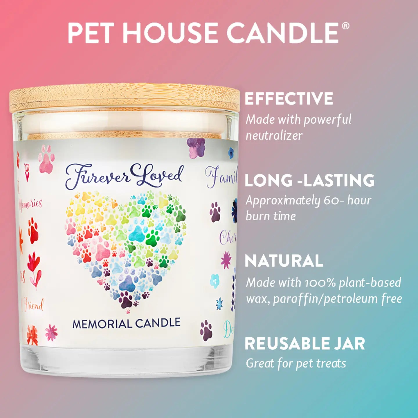 FOREVER LOVED Pet Memorial Fragrance 9oz Candle
