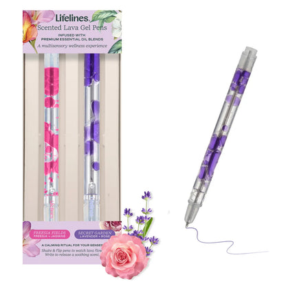 Scented Lava Pens 2 Pk Pink/ Purple