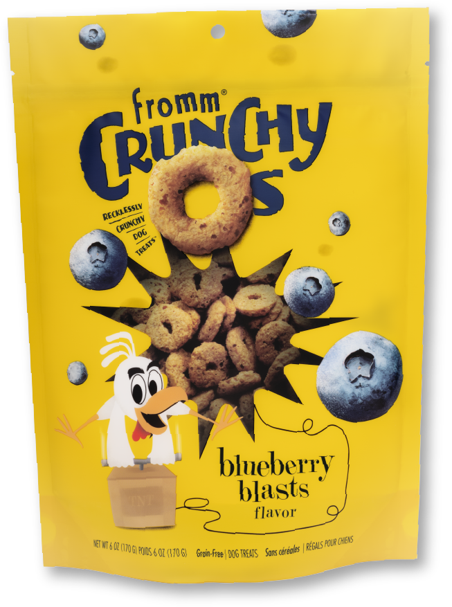 Fromm Crunchy O's BLUEBERRY BLASTS FLAVOR