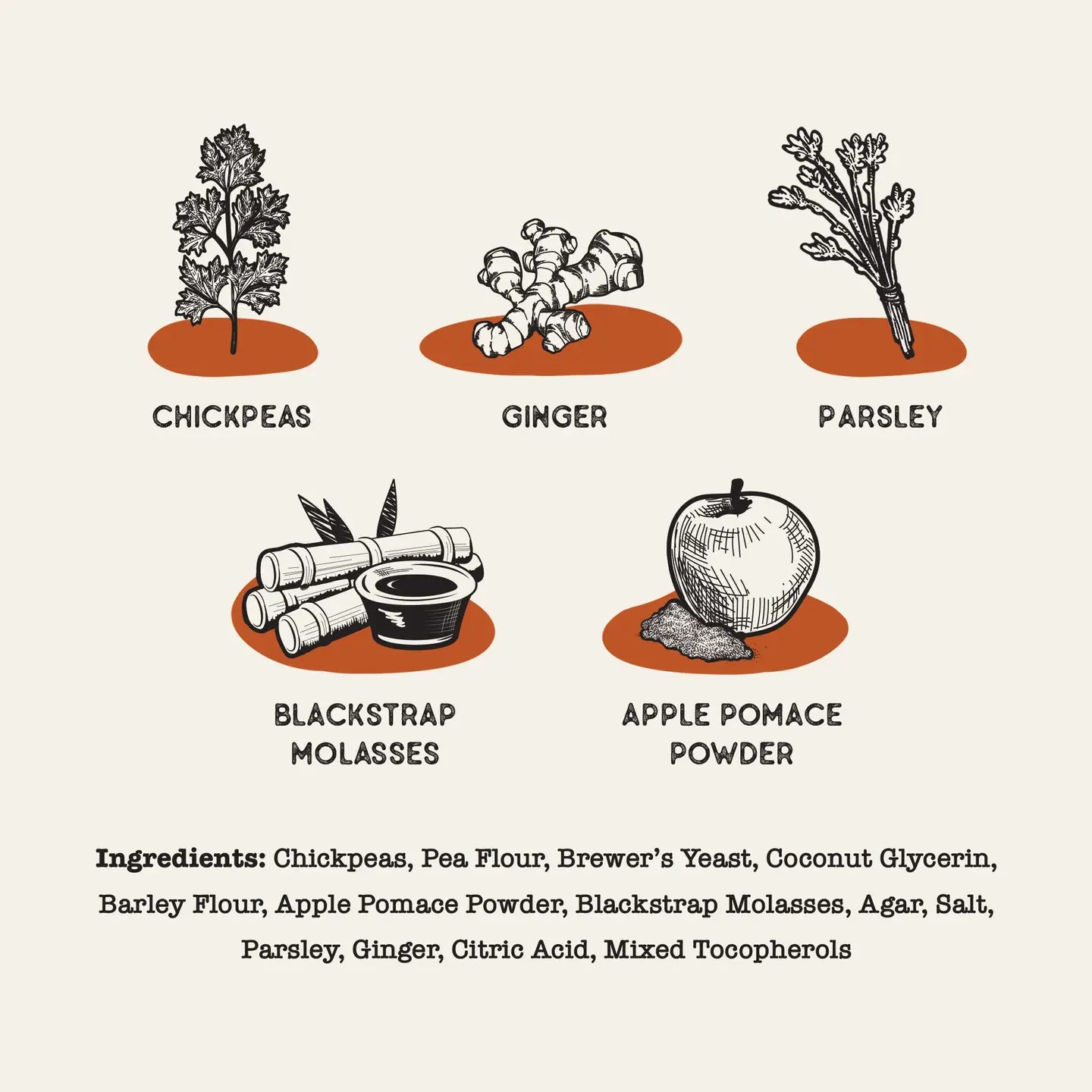 Chickpea & Ginger Dental Sticks  20ct