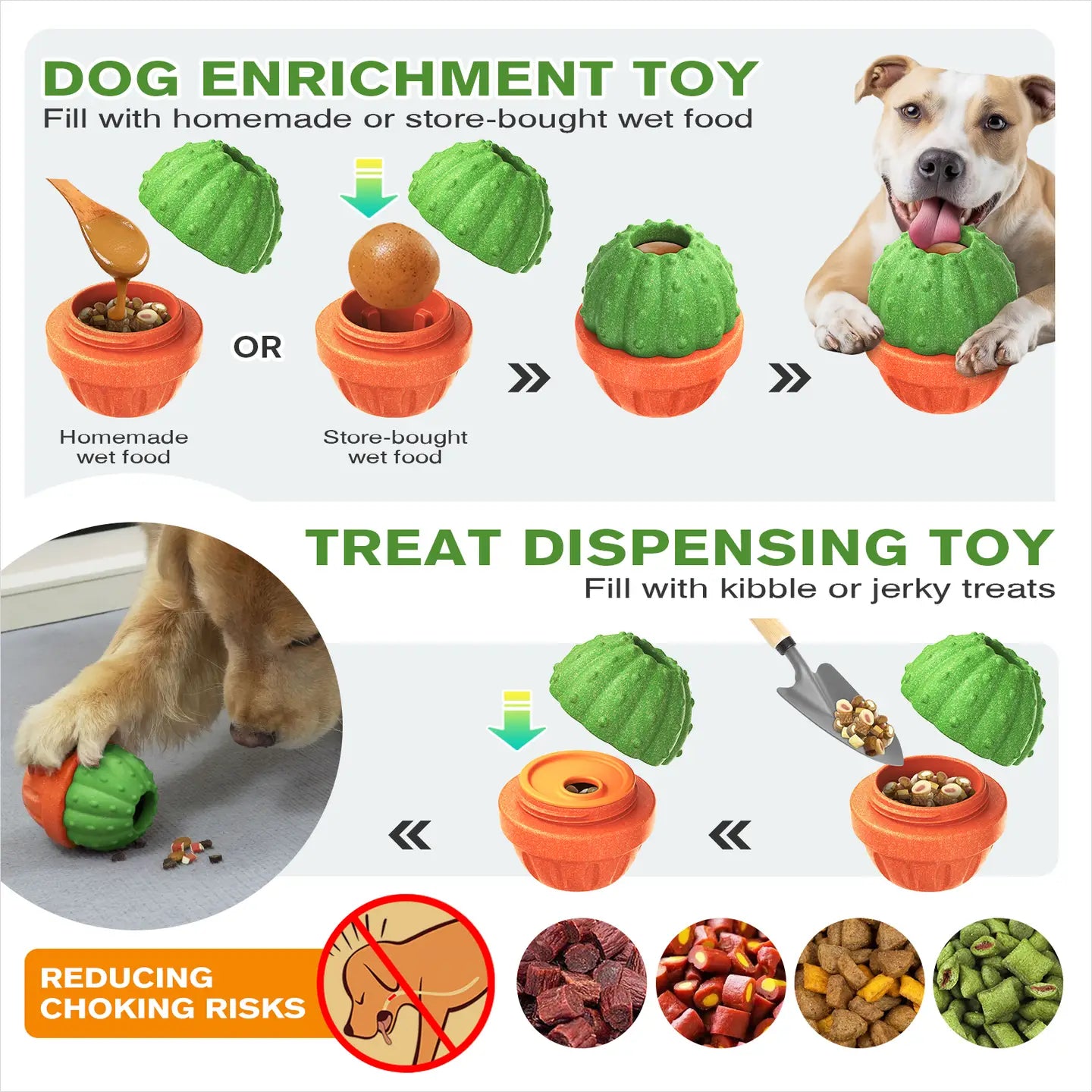 All in One 3 in 1 Dog Enrichment Toy