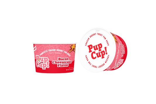 PUPCUP DOG FROZEN BACON CHEESECAKE YOGURT 3.5OZ