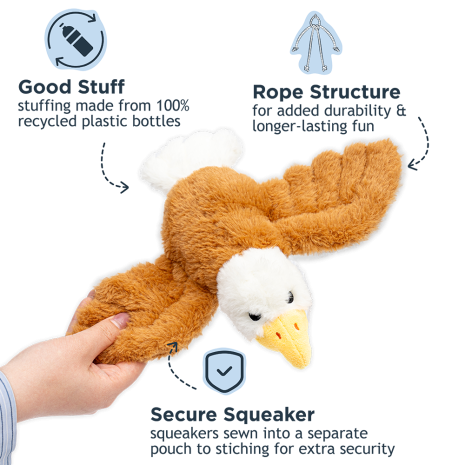 FLING AND FETCH EAGLE DOG TOY