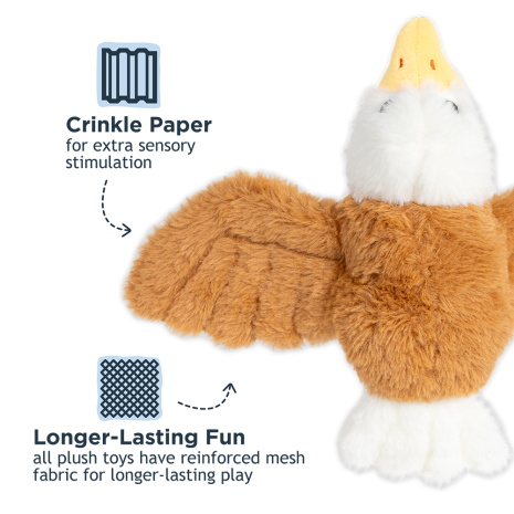FLING AND FETCH EAGLE DOG TOY