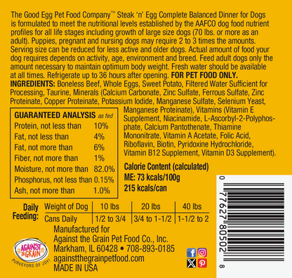 The Good Egg – Steak ‘n Egg 11 oz