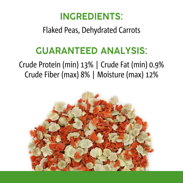 NATURAL PEAS & CARROTS TREAT FOR SMALL ANIMALS, 3 OZ