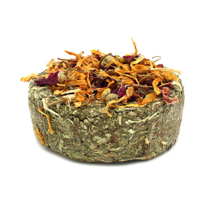 NATURAL TIMOTHY TREAT WITH FLOWERS FOR SMALL ANIMALS – 2/PACK