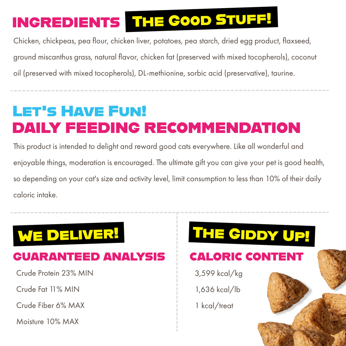 PurrSnackitty Crunch Slap'n Chicken Flavor Cat Treats