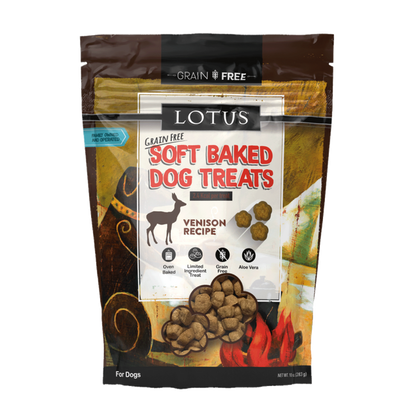 Soft Baked Venison Dog Treats 10oz GF